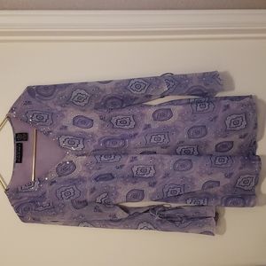 Blouse Purple Paisley